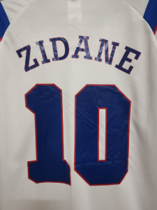 France 1996 #10 Zidane football shirt soccer jersey camiseta top mens Adidas Vintage - image 4