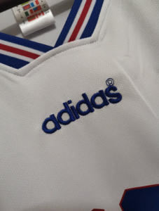 France 1996 #10 Zidane football shirt soccer jersey camiseta top mens Adidas Vintage - image 8