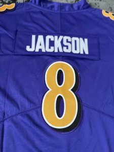 Lamar Jackson Mens L Purple Baltimore Ravens NFL jersey