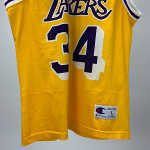 Lakers Basketball Vintage Shirt Jersey O'neal from Champion L - image 9