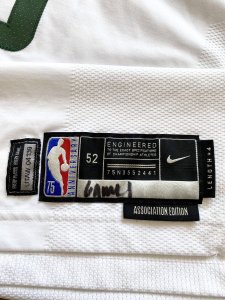 Eric Paschall Utah Jazz Game Worn Used Jersey 2022 NBA Playoffs Nike Meigray COA - image 6