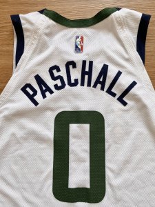 Eric Paschall Utah Jazz Game Worn Used Jersey 2022 NBA Playoffs Nike Meigray COA - image 4