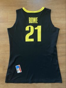 Rowe Oregon Ducks 2011-12 Ncaa Basketball Team Issued Jersey Black Nike Size 46 - image 5