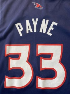 Adreian Payne Atlanta Hawks NBA Jersey Adidas Kids Size Youth Medium #33 Blue - image 3