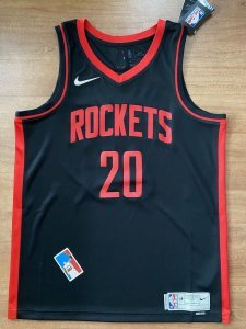 Bruno Fernando Houston Rockets 2021 Earned Nike Swingman NBA Jersey Size 48 L