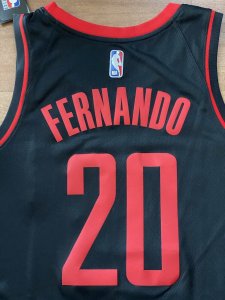 Bruno Fernando Houston Rockets 2021 Earned Nike Swingman NBA Jersey Size 48 L - image 3