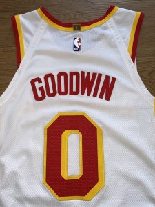 Brandon Goodwin Game worn Used jersey Atlanta Hawks Meigray Coa Nike 2021 NBA