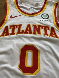 Brandon Goodwin Game worn Used jersey Atlanta Hawks Meigray Coa Nike 2021 NBA - image 5