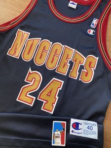 Antonio McDyess Size 40 Denver Nuggets Champion Replica Mens Medium NBA Jersey - image 6