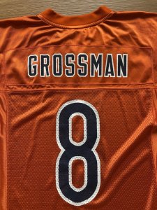 Rex Grossman Chicago Bears Orange Alternate Jersey Reebok Size S Mens NFL VTG #8 - image 6