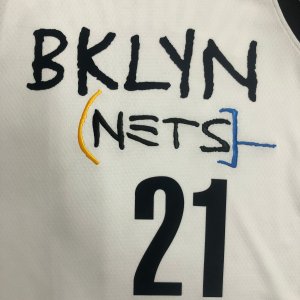 LaMarcus Aldridge - Brooklyn Nets *City Edition WHITE 2021* - image 4