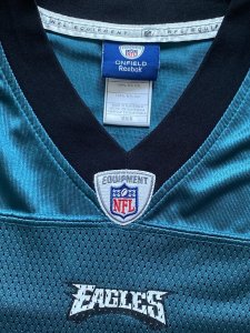 Nnamdi Asomugha Philadelphia Eagles NFL Jersey Size M Reebok Green Mens Cal #24 - image 3
