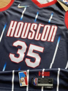 Christian Wood Rockets Size 52 XL 2022 City Edition NBA Nike Swingman Jersey NWT - image 3