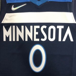 Minnesota Timberwolves - #0 D'Angelo Russell *DARK BLUE* - image 3