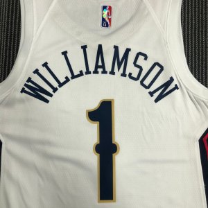 New Orleans Pelicans - White No. 1 Zion Williams - image 4