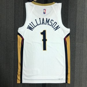 New Orleans Pelicans - White No. 1 Zion Williams - image 3