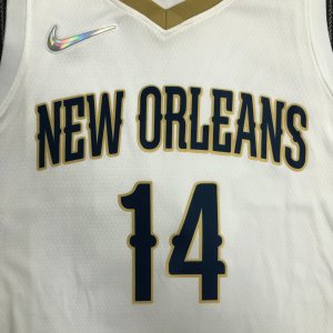 Brandon Ingram - New Orleans Pelicans #14 White - image 3
