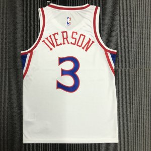 Allen Iverson - Philadelphia 76ers #3 *Classic - White 1996 / 97* - image 4