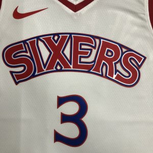 Allen Iverson - Philadelphia 76ers #3 *Classic - White 1996 / 97* - image 3
