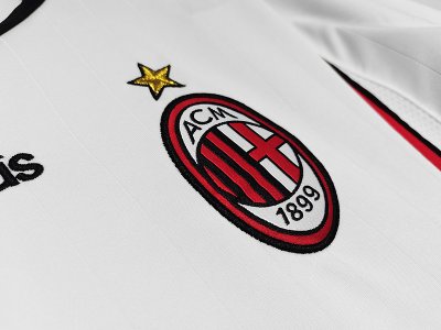 Long sleeves: 2006/07 season AC Milan away retro - image 4