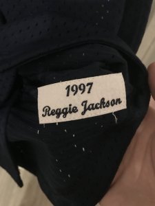 Mitchell & Ness Reggie Jackson BP Jersey Size S