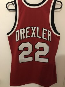 Mitchell & Ness Clyde Drexler Red Trailblazers Authentic Jersey - image 4