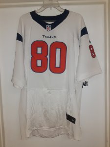 Houston Texans Andre Johnson #80 White NFL Jersey - image 3