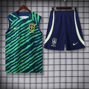 22-23 Brazilian football suit short-sleeved jersey training suit