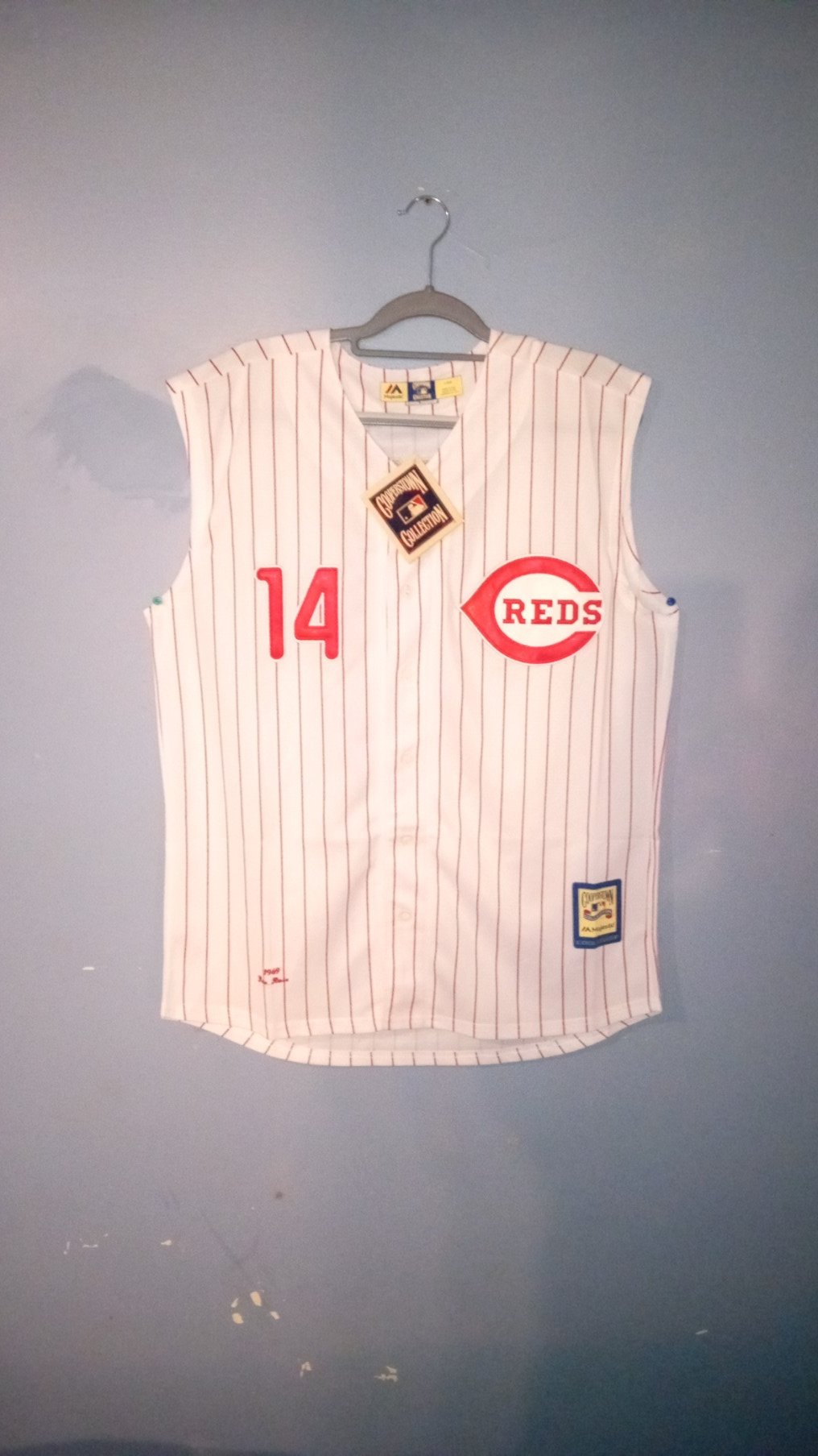 Vintage Cincinnati Reds Baseball Jersey Majestic Size Large -  Denmark