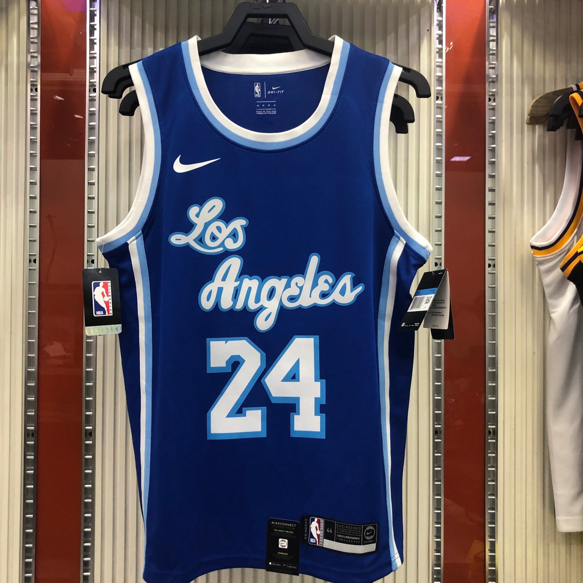Los Angeles Lakers Crenshaw Kobe Bryant Front #8 Back #24 Nba 2020 Blue  Jersey - Dingeas