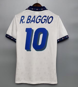 R,BAGGIO 10 Italy 94 World Cup Retro Away Shirt Jersey Retro - image 3