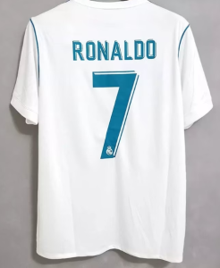 Real Madrid Ronaldo Champions League Final Home Jersey 2017 - 2018 ronaldo 7 - image 4
