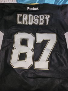 Penguins  hockey jersey(Crosby blackout jersey) - image 3
