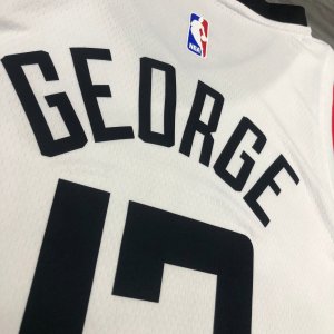 LA Clippers Paul George #13 Nike White 2020-2021 Swingman Player Jersey – City Edition - image 4