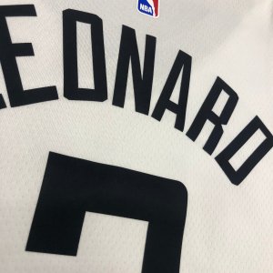 LA Clippers Kawhi Leonard #2 Nike White 2020-2021 Swingman Player Jersey – City Edition - image 8