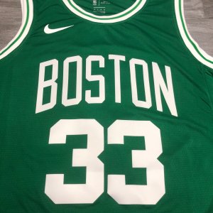 Boston Celtics Larry Bird #33 Nike Kelly Green 2020-2021 Swingman Jersey - Icon Edition - image 4