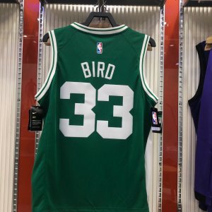 Boston Celtics Larry Bird #33 Nike Kelly Green 2020-2021 Swingman Jersey - Icon Edition - image 7