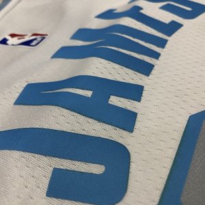 Los Angeles Lakers LeBron James #23 Nike White 2020-2021 Swingman Jersey - City Edition - image 7
