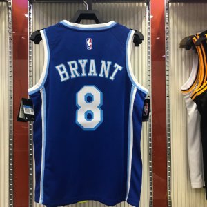 Los Angeles Lakers Kobe Bryant #8 Nike Blue 2020 Swingman Jersey - Classic Edition 1-3 - image 6