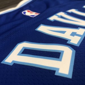 Los Angeles Lakers Anthony Davis #3 Nike Blue 2020 Swingman Jersey - Classic Edition - image 4