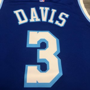 Los Angeles Lakers Anthony Davis #3 Nike Blue 2020 Swingman Jersey - Classic Edition - image 7