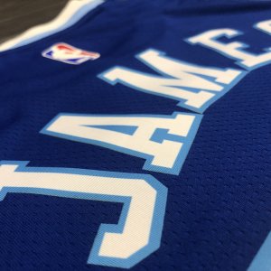 Los Angeles Lakers LeBron James #23 Nike Blue 2020 Swingman Jersey - Classic Edit - image 4