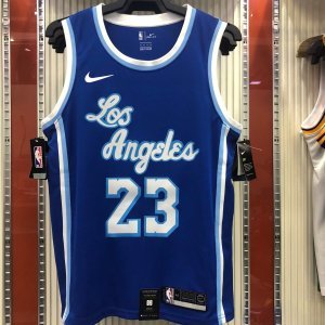 Los Angeles Lakers LeBron James #23 Nike Blue 2020 Swingman Jersey - Classic Edit