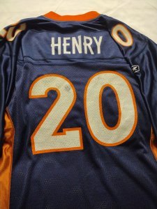 NFL Reebok Vintage Denver Broncos Henry #20 jersey