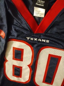 NFL vintage Reebok Houston Texans #80 Johnson jersey - image 4