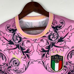 Italy X Versace Edition  22-23 PINK season soccer jersey - image 6