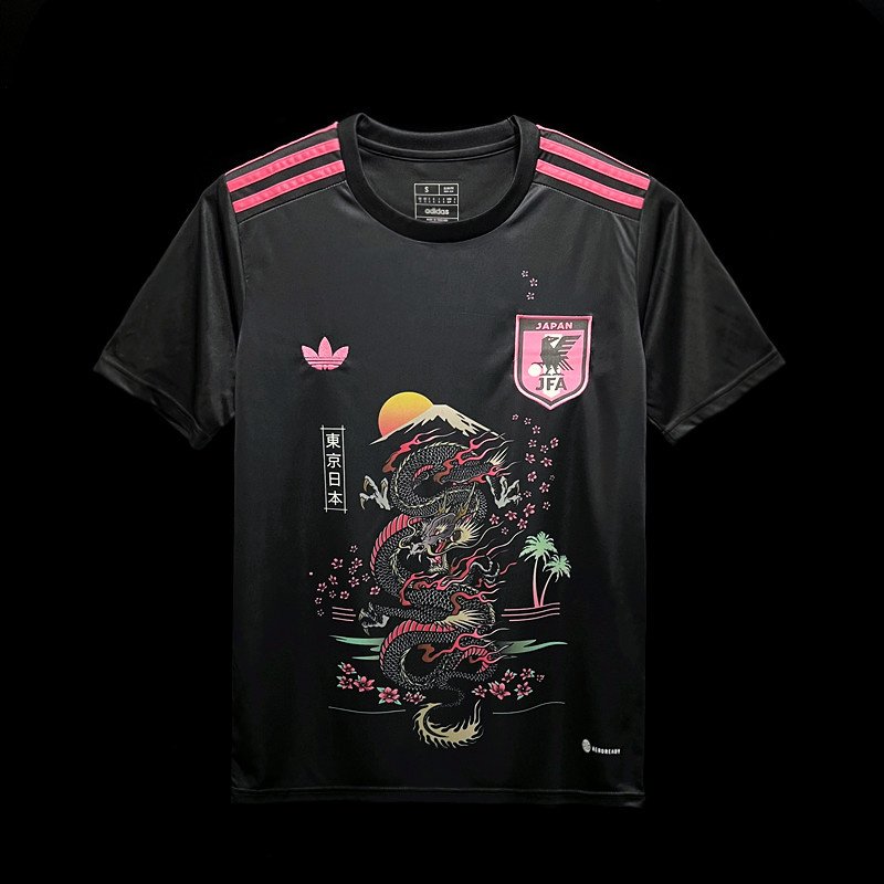 23-24 Japan Sakura Dragon Edition Black S-XXL - JerseyAve