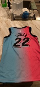 Miami heat Jimmy butler jersey with signature
