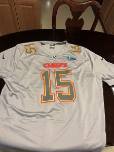 Patrick Mahomes LVII Grey Super Bowl Jersey - image 3