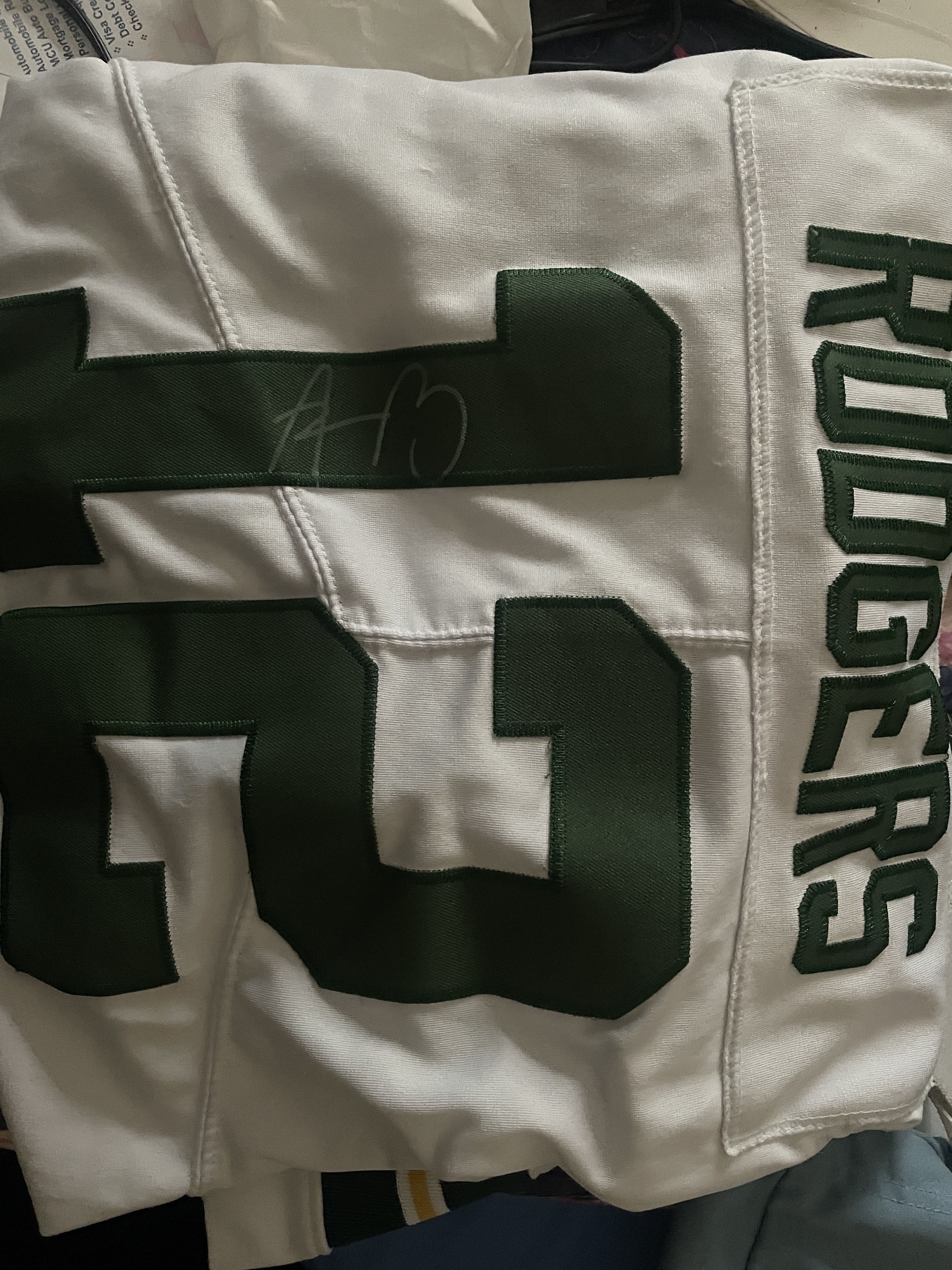 Aaron Rodgers Autographed Green Bay Packers Authentic Jersey